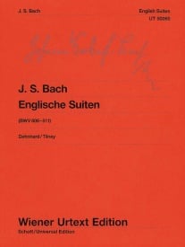 Bach: English Suites BWV 806-811 for Piano published by Wiener Urtext